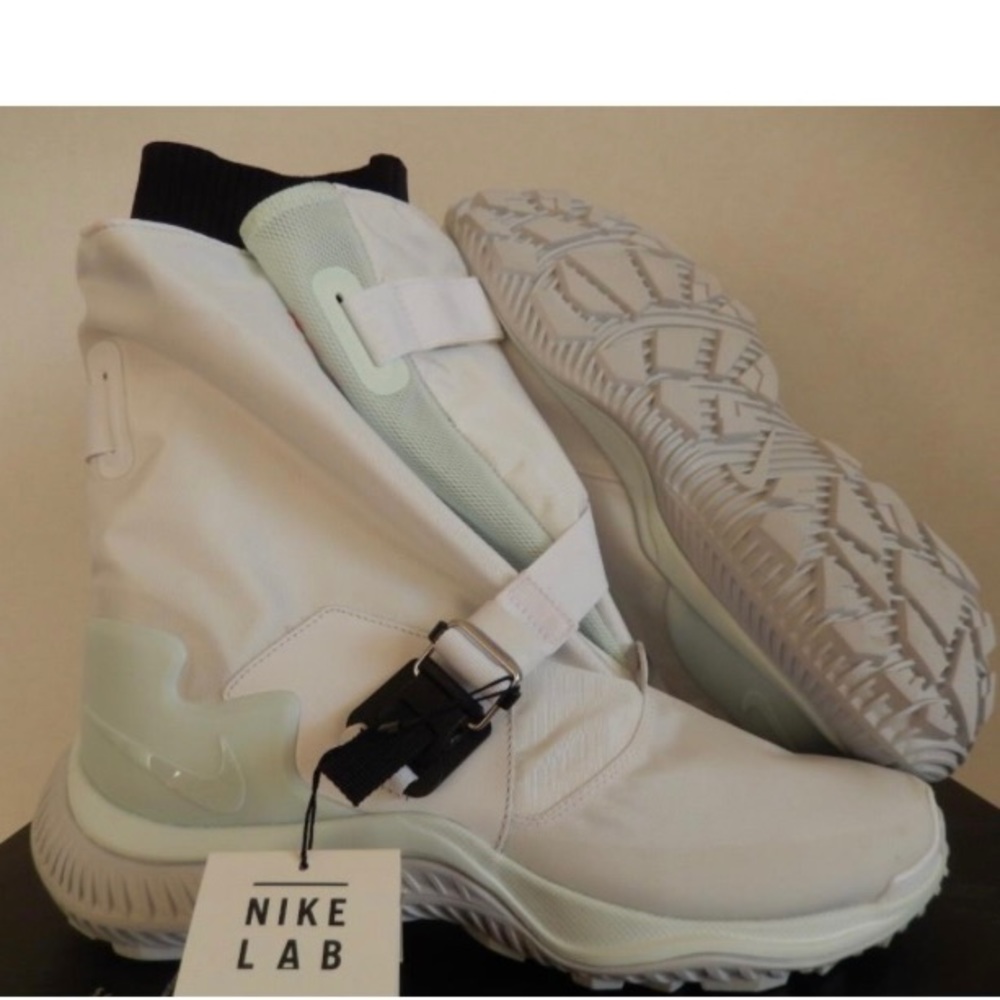 Wmns Nike Nikelab Nsw Gaiter Boot White-barely Green-black SZ 7.5 AA0528-100